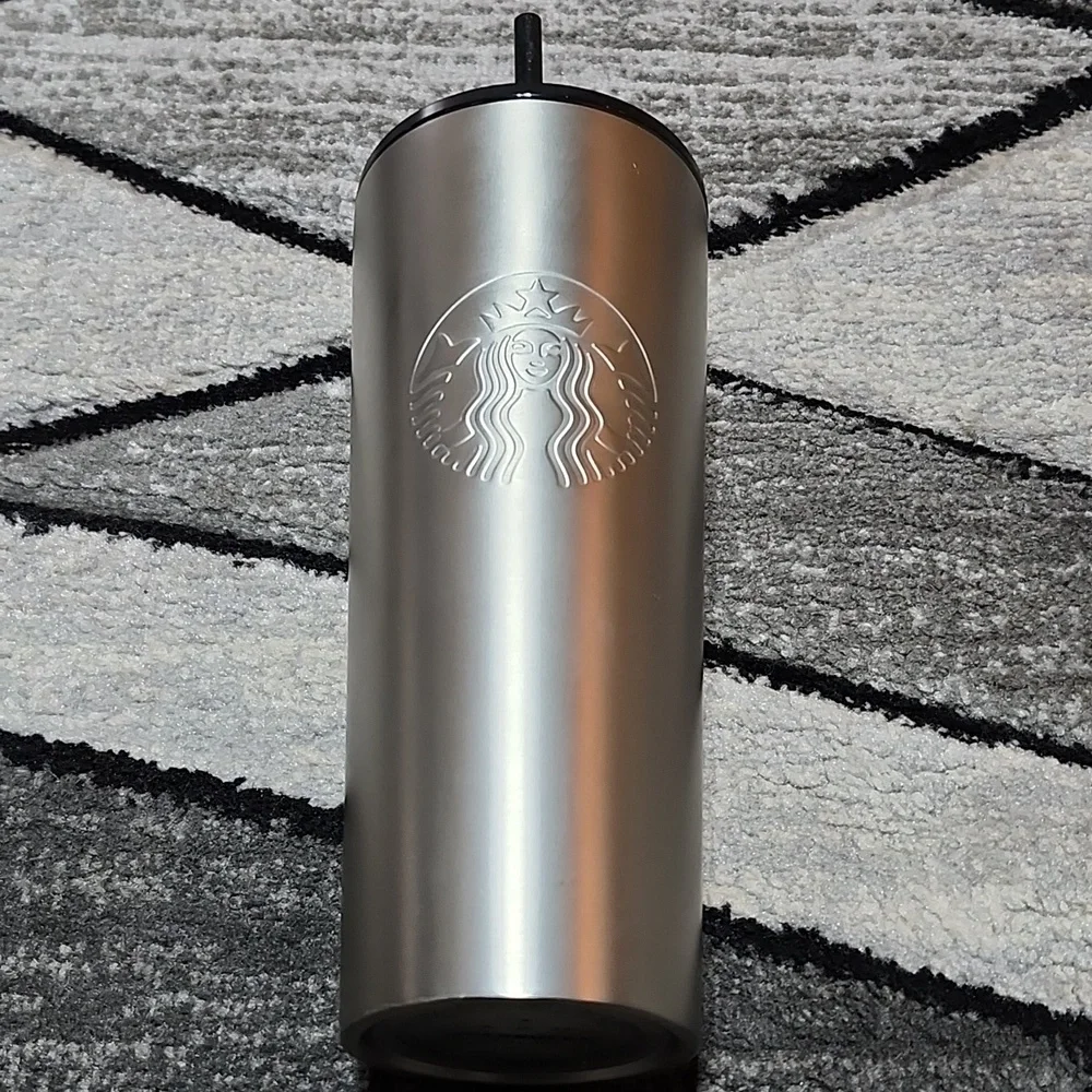 STARBUCKS LIMITED EDITION 2022 EMBOSSED SIREN STAINLESS STEEL VENTI TUMBLER 24OZ